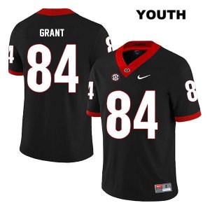 Youth Georgia Bulldogs NCAA #84 Walter Grant Nike Stitched Black Legend Authentic College Football Jersey XXF2354TZ